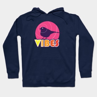 Sparrow Bird Vibes for Birdwatchers/Birdlovers - Pink Hoodie